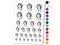 The Human Ear Temporary Tattoo Water Resistant Fake Body Art Set Collection